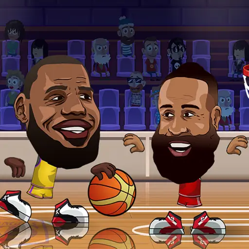 Play Basketball Stars online free 1v1 basketball game screenshot dunk and shooting action